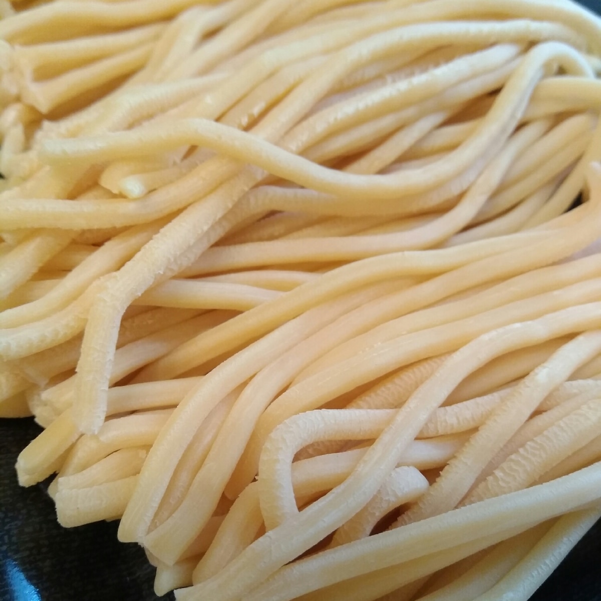 ヌードルメーカーで極太生パスタ レシピ 作り方 By Tateten 楽天レシピ